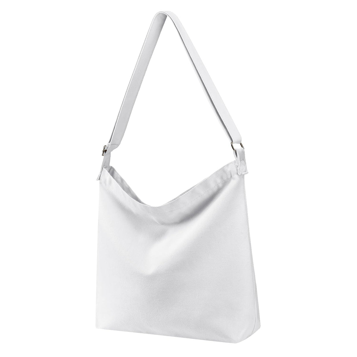 Women's blank large Size Canvas Crossbody Tote Handbags Shoulder Bag Hobo Casual Tote Diy/gifts