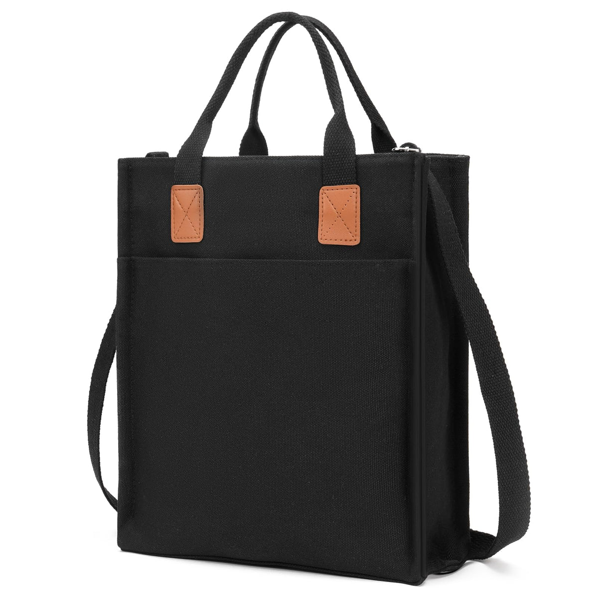 Small Tote Bags for Women Canvas Purses with Zipper Crossbody Mini Tote Satchel Hobo Work Beach Bag Shoulder Handbags