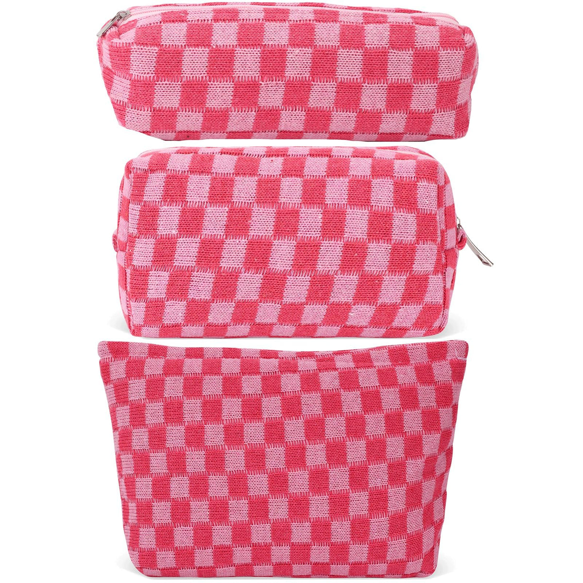 LYDZTION Makeup Bag Cosmetic Bag for Women,1Pcs Large Capacity Makeup Bags and 1Pcs Pencil Case Makeup Brushes Storage Bag Travel Toiletry Bag Organizer