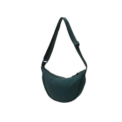 crescent shaped crossbody bag, lightweight work travel shoulder bag, casual sling bag