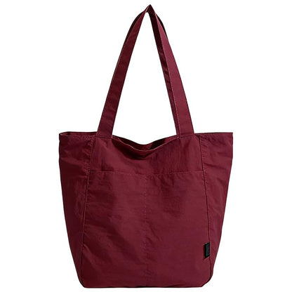 Barsine Tote Bag for Women Unisex Lightweight Nylon Totes Purses and Handbags Large Casual Shoulder Hobo for Travel Gym