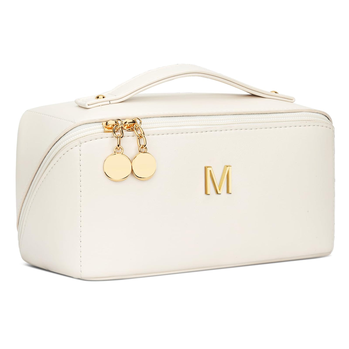 Initial Makeup Bag Personalized Gift for Women Teen Girls