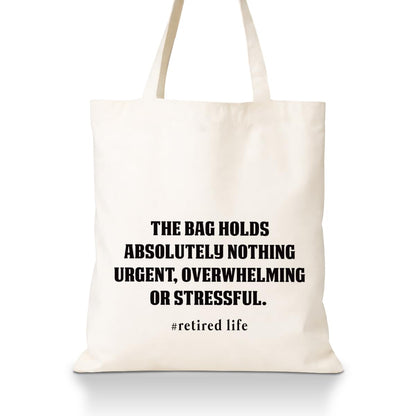 Funny Graphic Canvas Tote Bag, Reusable Dark Humor Shoulder Bag