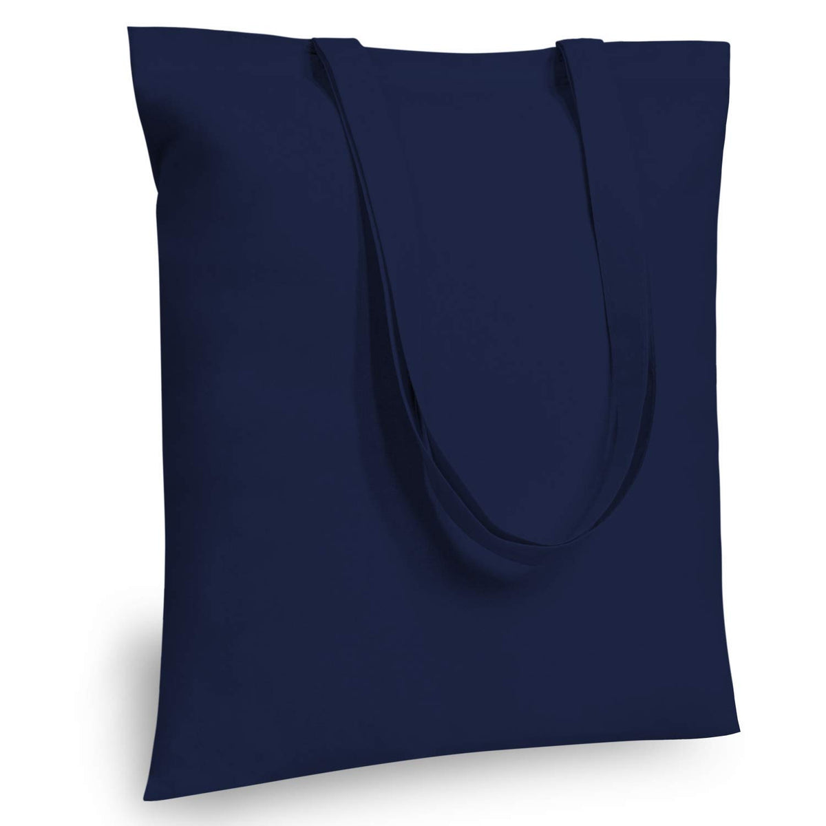 TOPDesign 10-Pack Economical 11.8"x13" Cotton Tote Bags, Lightweight Small Reusable Grocery Shopping Cloth Bags, Suitable for DIY, Advertising, Promotion, Gift, Activity