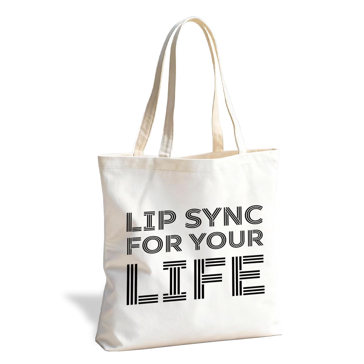 Cute Reusable Tote Bag, Adorable Funny Design for Daily Carry and Shopping, for School Work Travel Beach