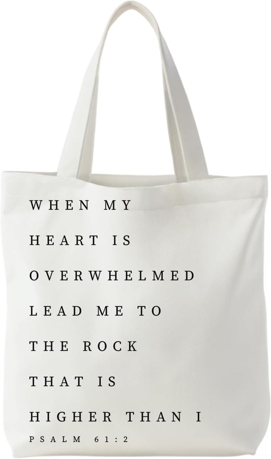 Jesus Christian Tote Bag for Women, Christian Bible Gifts, Religious Reusable Shopping Grocery Bags