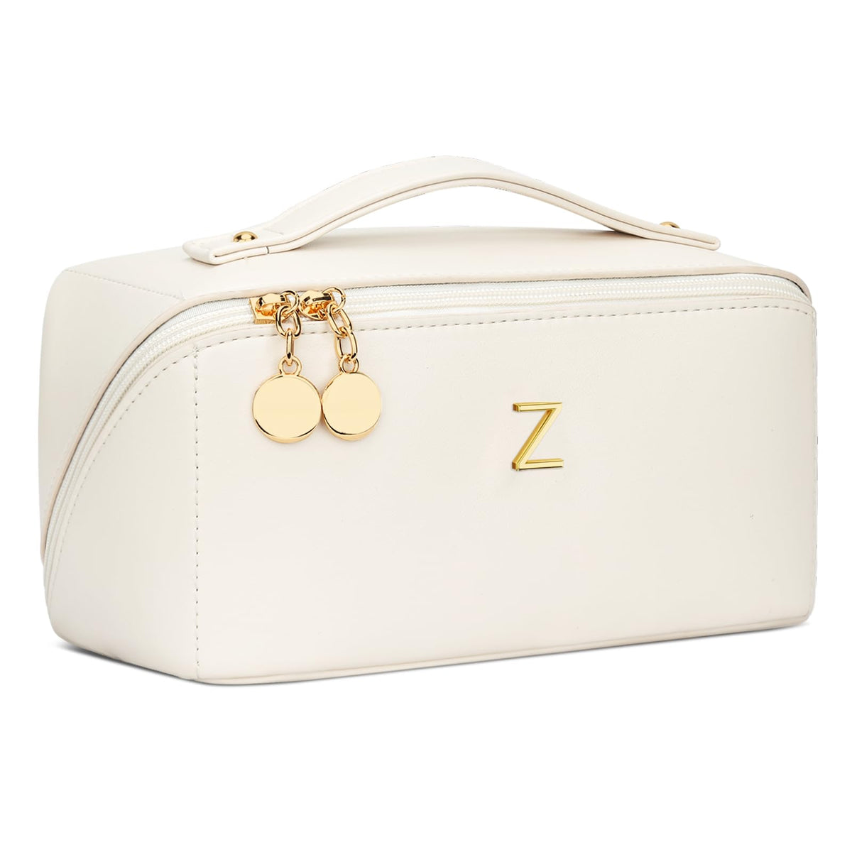 Initial Makeup Bag Personalized Gift for Women Teen Girls