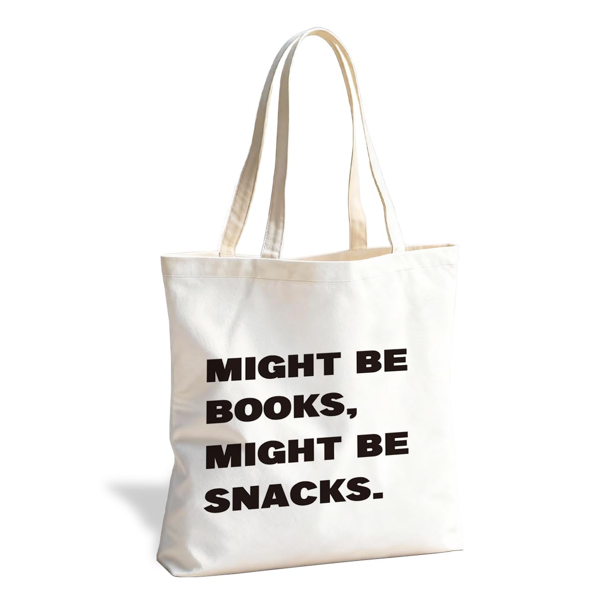 Funny Graphic Tote Bag, Reusable Canvas Shoulder Bag for Shopping Work
