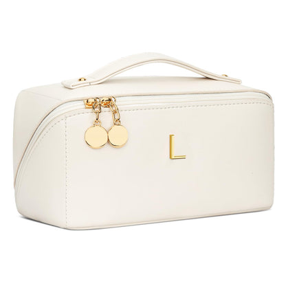 Initial Makeup Bag Personalized Gift for Women Teen Girls
