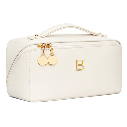 Initial Makeup Bag Personalized Gift for Women Teen Girls