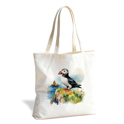 Funny Animal Canvas Tote Bag, Reusable bag for Shopping Work Trip