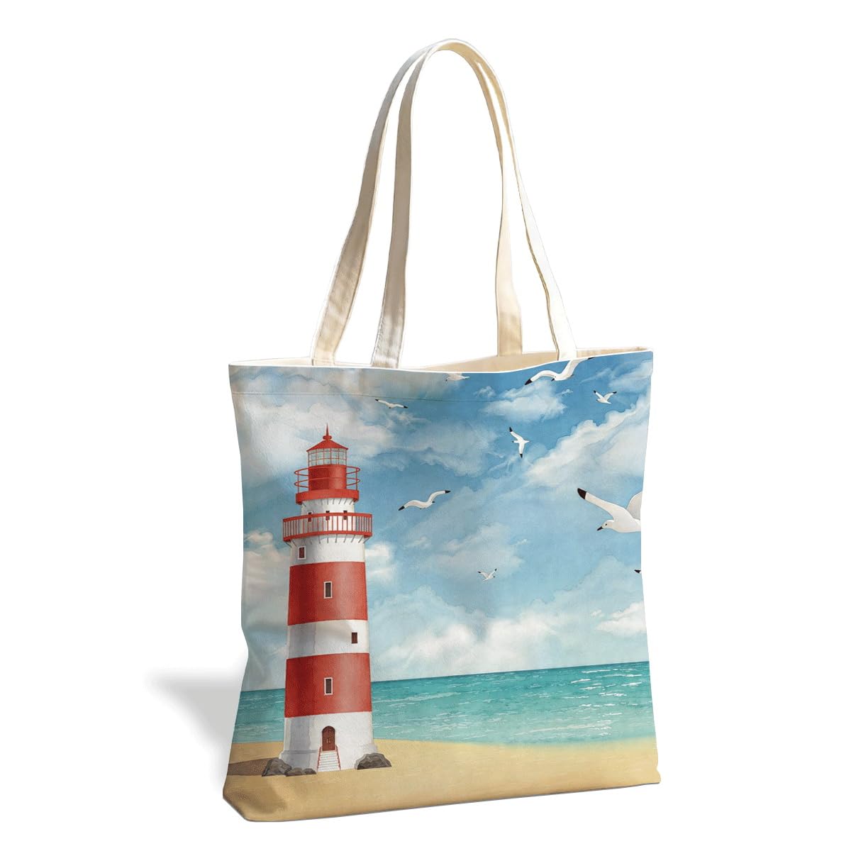 Aesthetic Canvas Tote Bag, Funny Bag for Shopping Work Travel