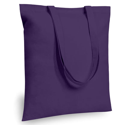TOPDesign 10-Pack Economical 11.8"x13" Cotton Tote Bags, Lightweight Small Reusable Grocery Shopping Cloth Bags, Suitable for DIY, Advertising, Promotion, Gift, Activity