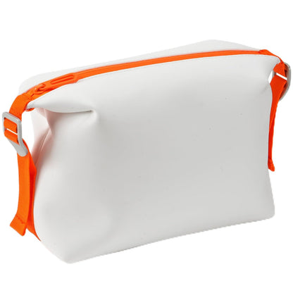 Premium Silicone Toiletry Bag for Men & Women, Compact Leak-Resistant Travel Organizer with Heavy-Duty Zipper, Easy-to-Clean Grooming Bag – Original 6"x 9.84" 4.5L,White