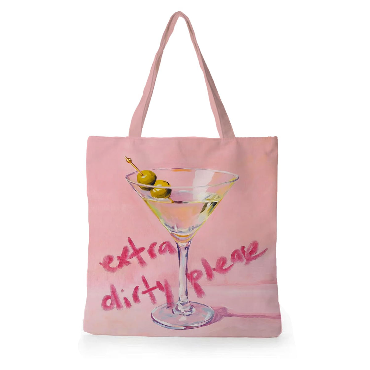 Vintage Floral Canvas Tote Bag