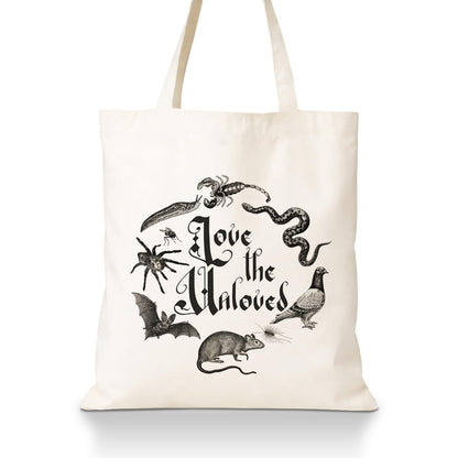 Funny Graphic Canvas Tote Bag, Reusable Dark Humor Shoulder Bag