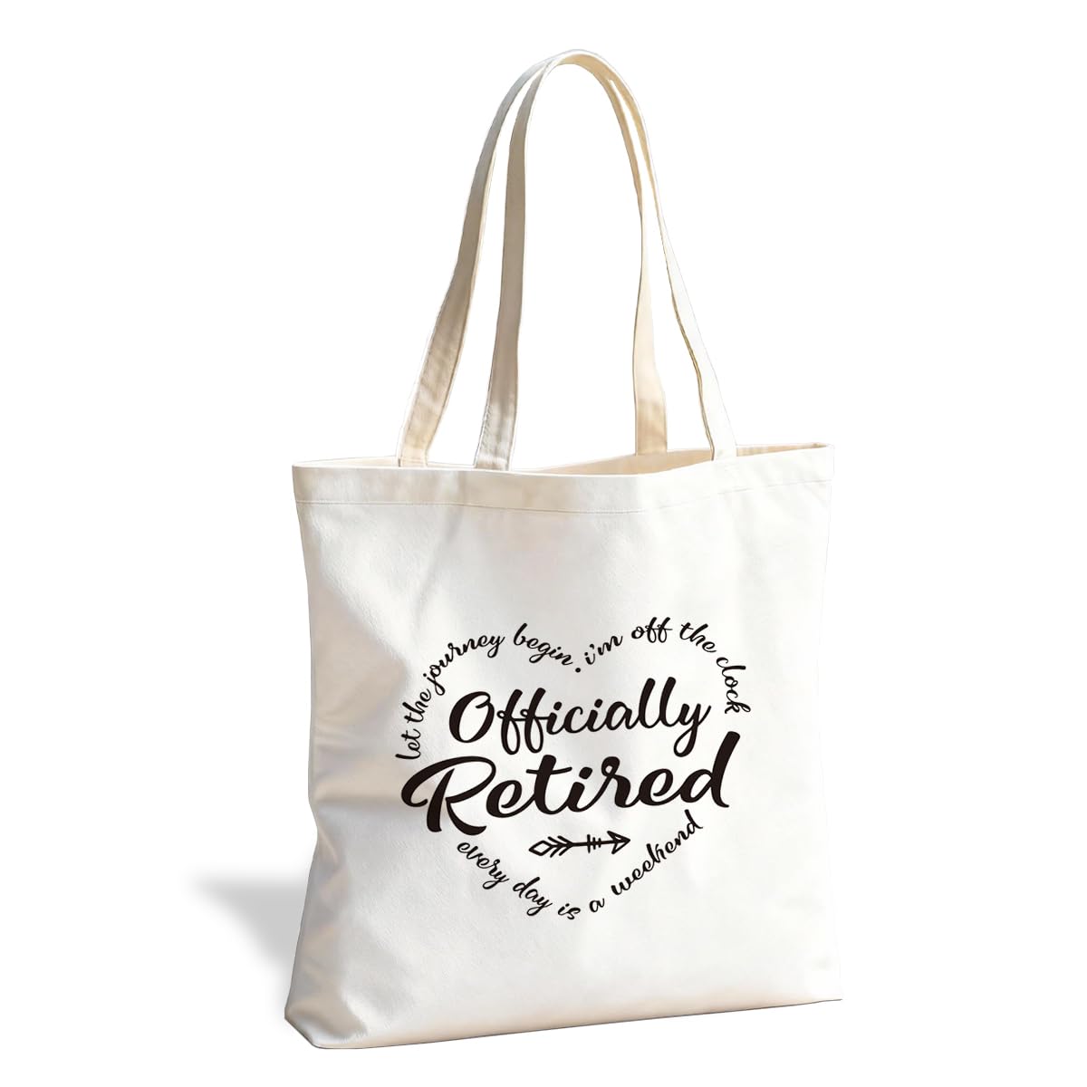 Funny Graphic Tote Bag, Reusable Canvas Shoulder Bag for Shopping Work