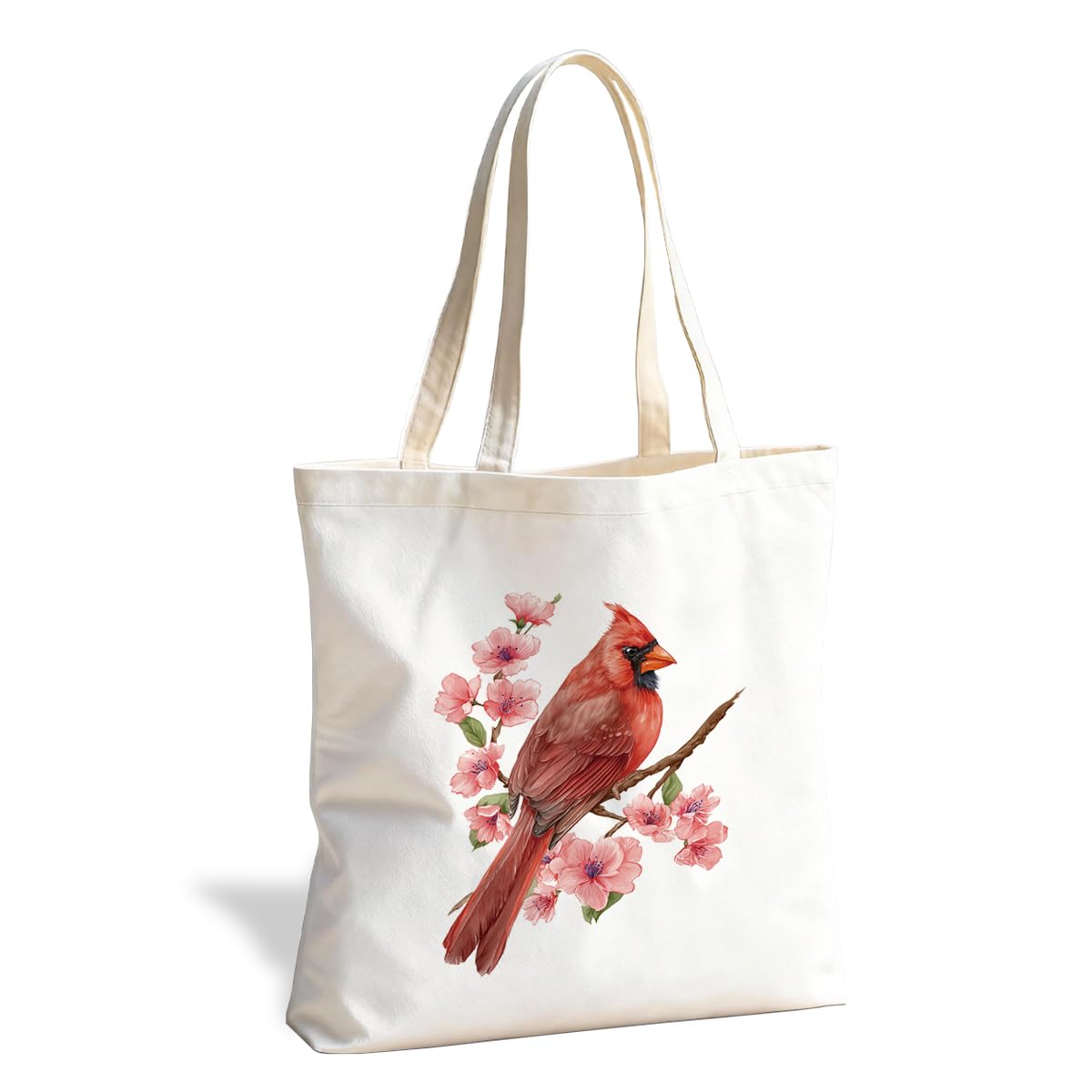 Animal Canvas Tote Bag, Cute Reusable Shoulder Bag for Shopping Travel