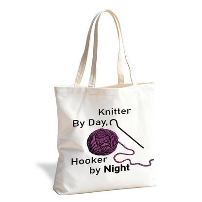 Cute Reusable Tote Bag, Adorable Funny Design for Daily Carry and Shopping, for School Work Travel Beach