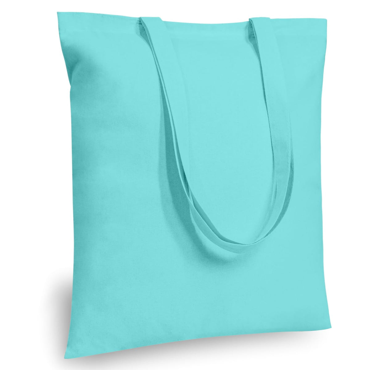 TOPDesign 10-Pack Economical 11.8"x13" Cotton Tote Bags, Lightweight Small Reusable Grocery Shopping Cloth Bags, Suitable for DIY, Advertising, Promotion, Gift, Activity