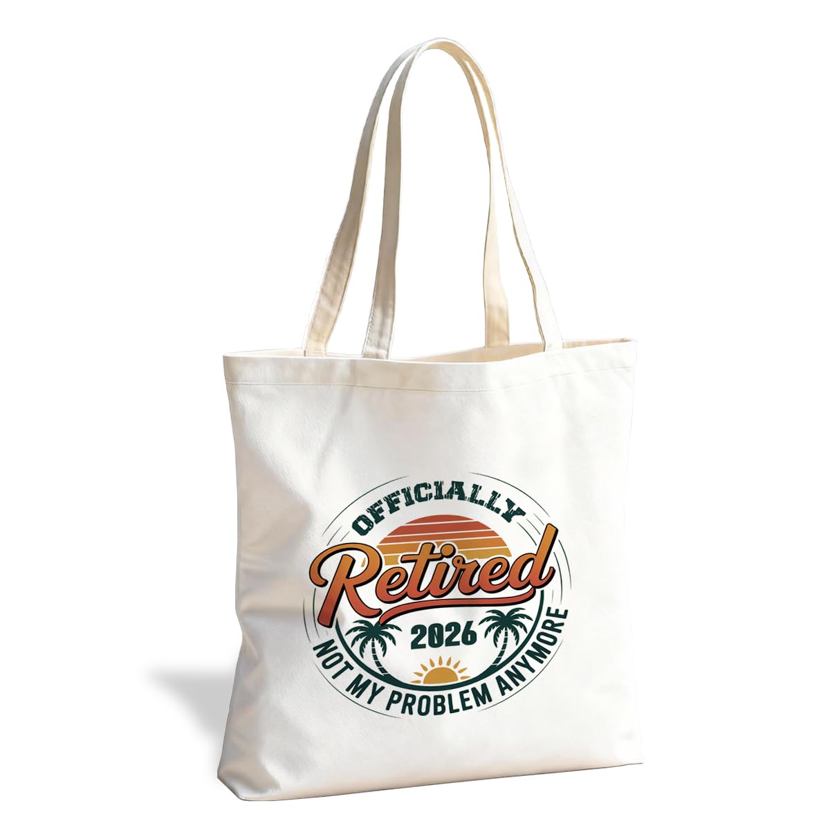 Funny Graphic Tote Bag, Reusable Canvas Shoulder Bag for Shopping Work