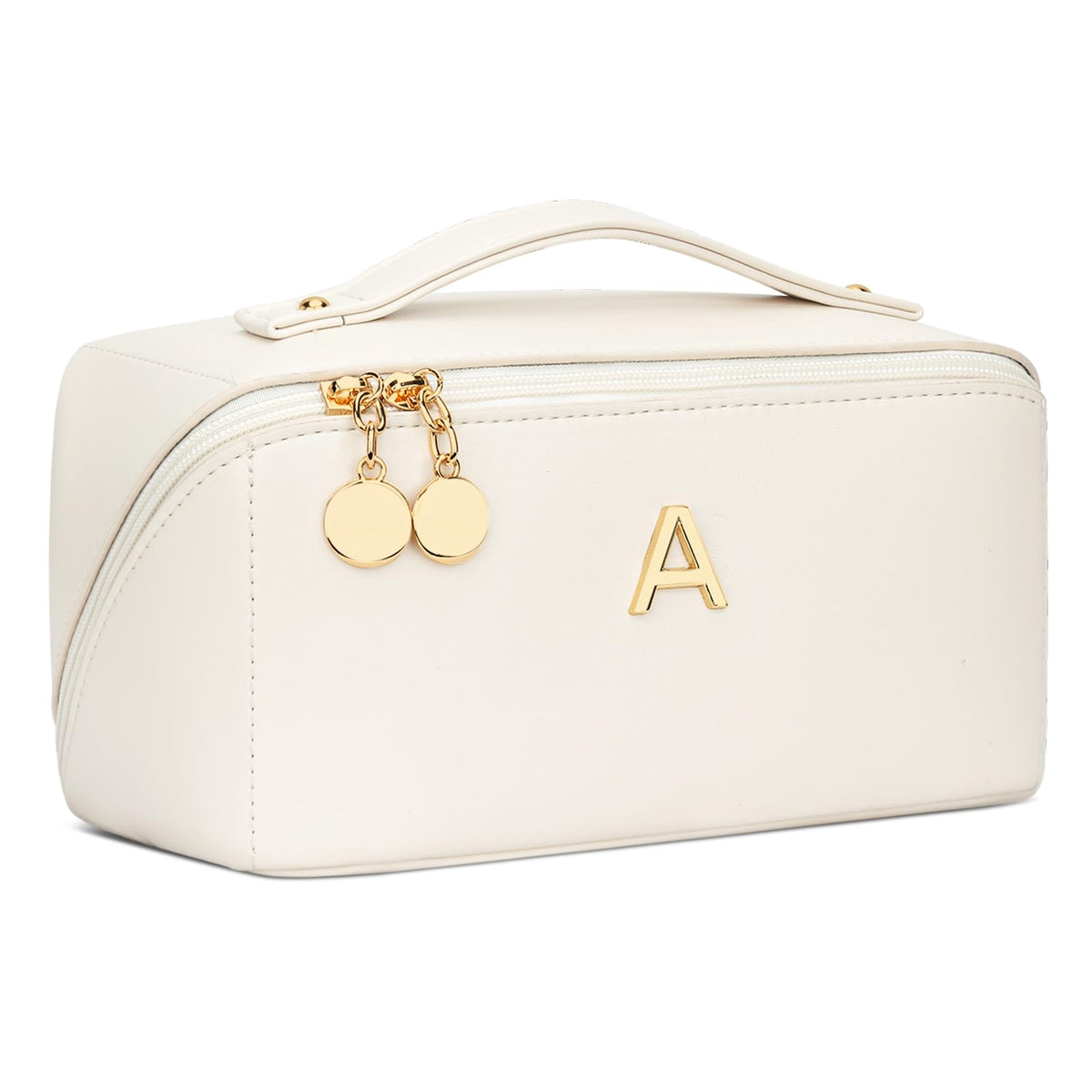Initial Makeup Bag Personalized Gift for Women Teen Girls