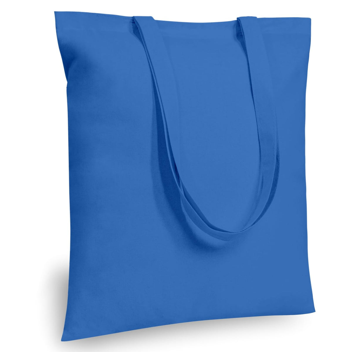 TOPDesign 10-Pack Economical 11.8"x13" Cotton Tote Bags, Lightweight Small Reusable Grocery Shopping Cloth Bags, Suitable for DIY, Advertising, Promotion, Gift, Activity