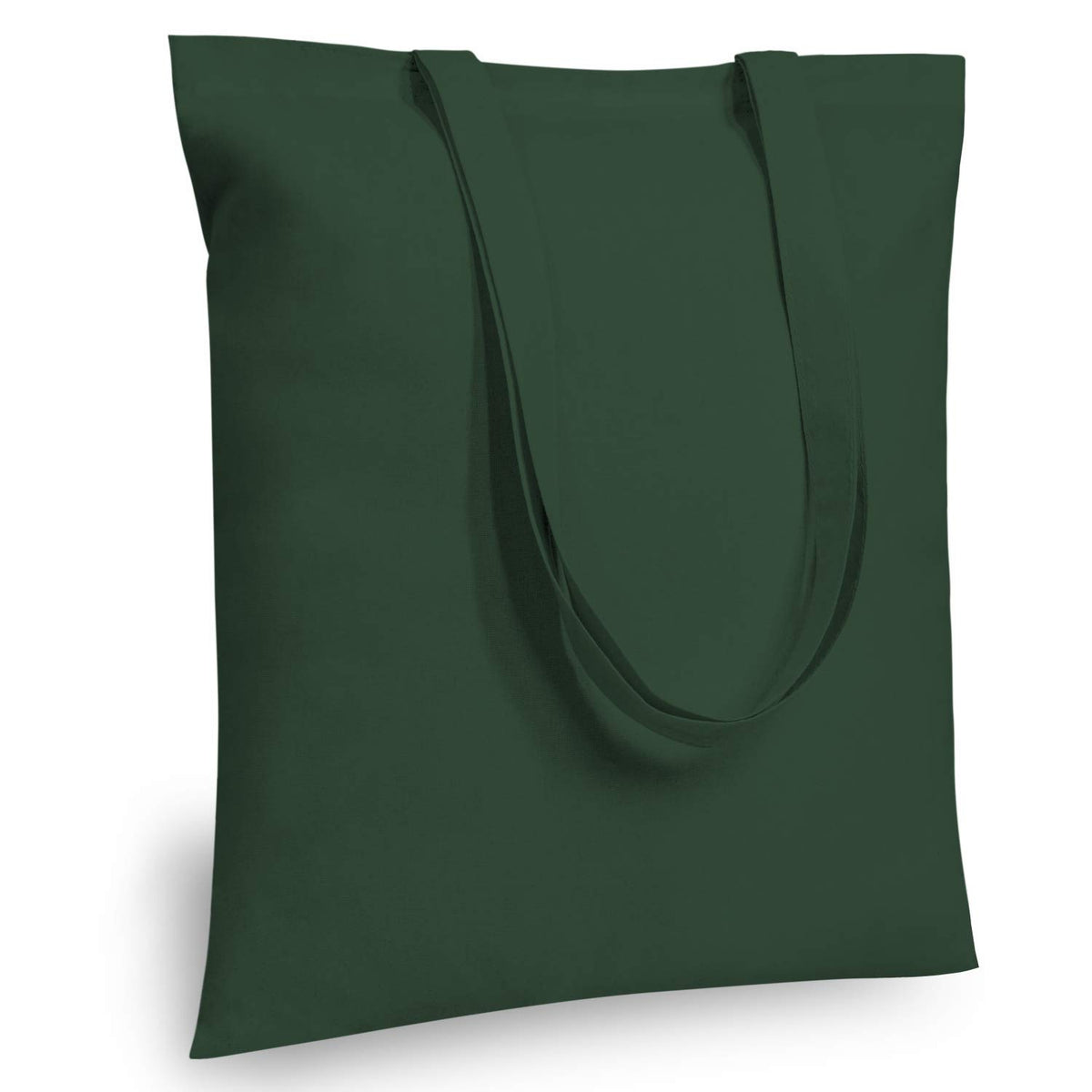 TOPDesign 10-Pack Economical 11.8"x13" Cotton Tote Bags, Lightweight Small Reusable Grocery Shopping Cloth Bags, Suitable for DIY, Advertising, Promotion, Gift, Activity