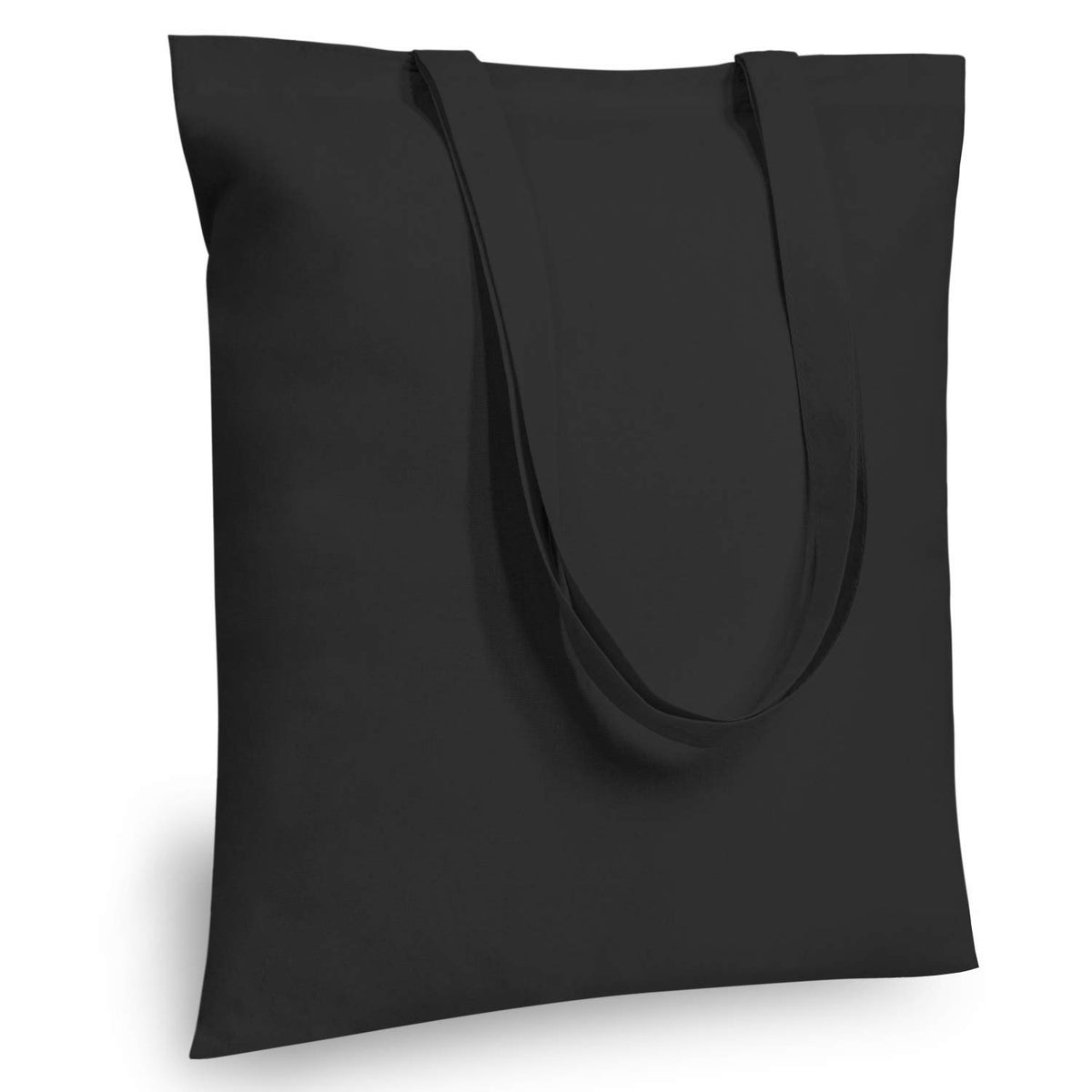 TOPDesign 10-Pack Economical 11.8"x13" Cotton Tote Bags, Lightweight Small Reusable Grocery Shopping Cloth Bags, Suitable for DIY, Advertising, Promotion, Gift, Activity