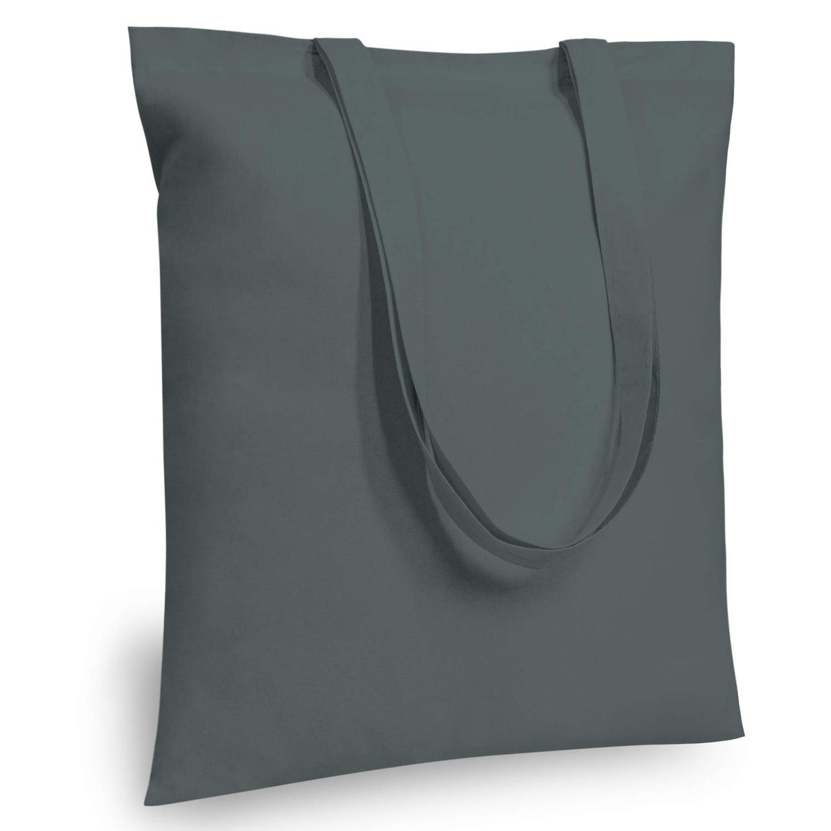 TOPDesign 10-Pack Economical 11.8"x13" Cotton Tote Bags, Lightweight Small Reusable Grocery Shopping Cloth Bags, Suitable for DIY, Advertising, Promotion, Gift, Activity