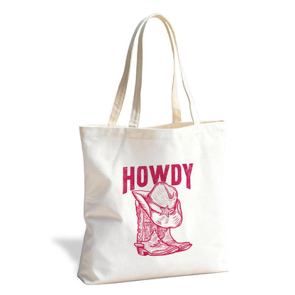 Funny Canvas Tote Bag, Reusable Shoulder Bag for Shopping Library Travel