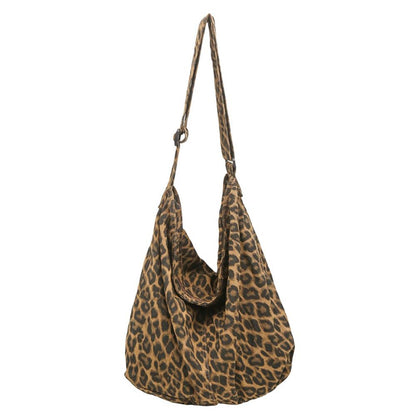 Cotton Tote Handbag Women Canvas Crossbody Beach Bag Hobo Shoulder Tote Bag with 3 External Pocket,Zipper Closure