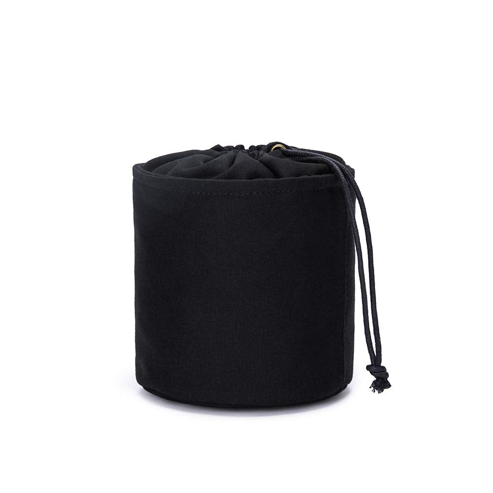 Tall Purse Organizer Insert Womens Canvas Round Handbag Organizer Storage,Handbag Purse Organizer Round Cosmetic Pouch Bag Bucket Makeup Bag