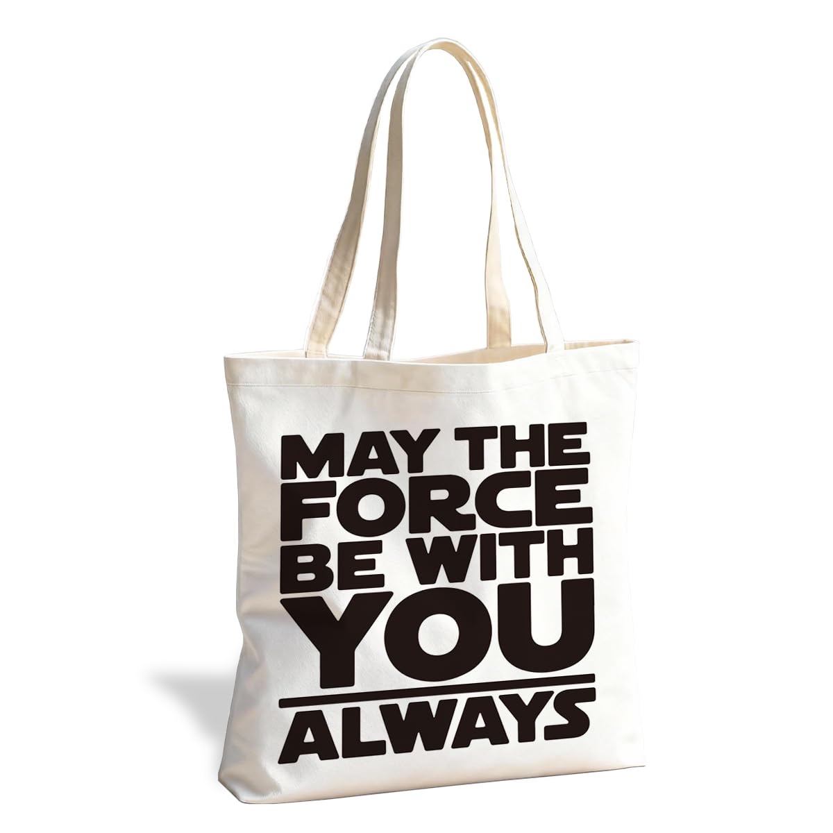Funny Graphic Tote Bag, Reusable Canvas Shoulder Bag for Shopping Work