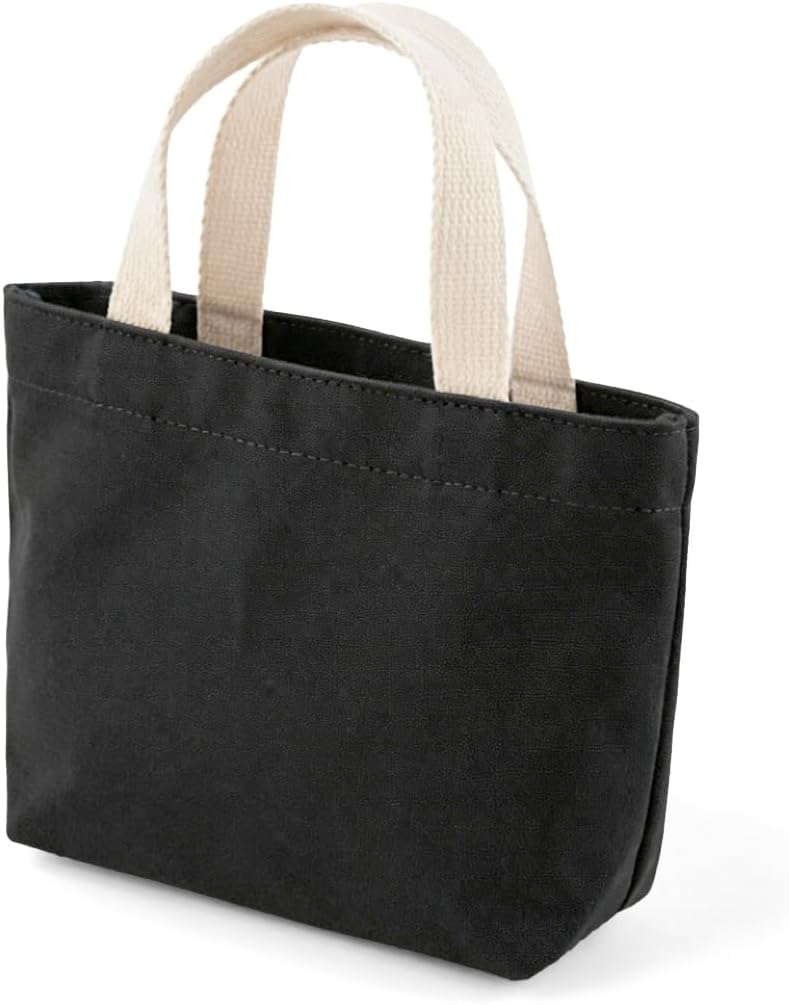 Small Solid Color Canvas Tote Bag for Women