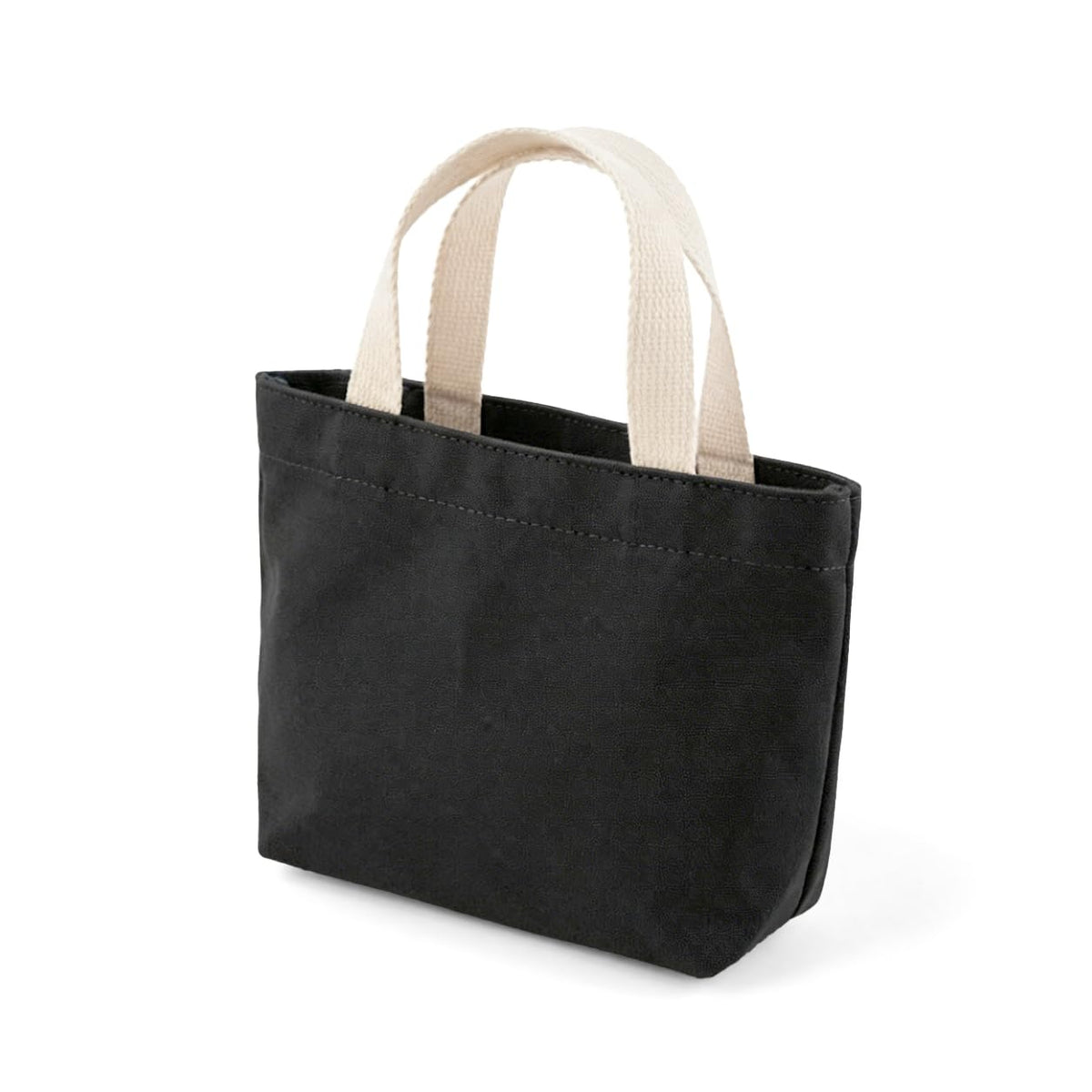 Small Solid Color Canvas Tote Bag for Women