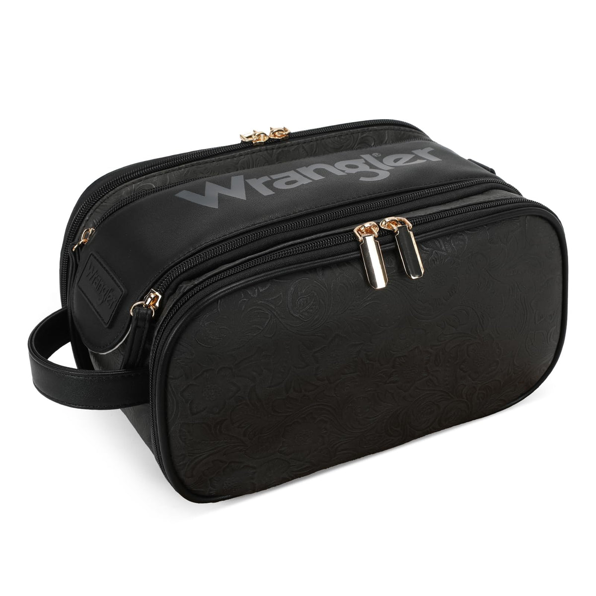 Wrangler Large Makeup Bag Travel Toiletry Bag Portable Cosmetic Bag