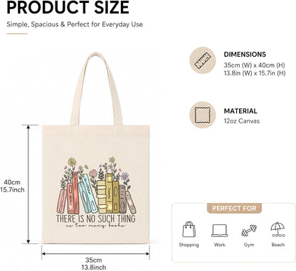 Cute Canvas Tote Bag for Women, Aesthetic Reusable Shoulder Bag, Graphic Reusable Grocery Tote Bag for Shopping, Work