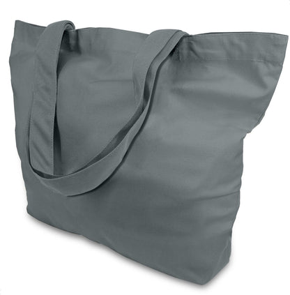 TOPDesign 3-Pack Super Strong Large 12oz Cotton Canvas Tote Bags, Reusable Grocery Shopping Cloth Bags, Fashionable Two-Tone Totes for Crafts, DIY Your Creative Designs