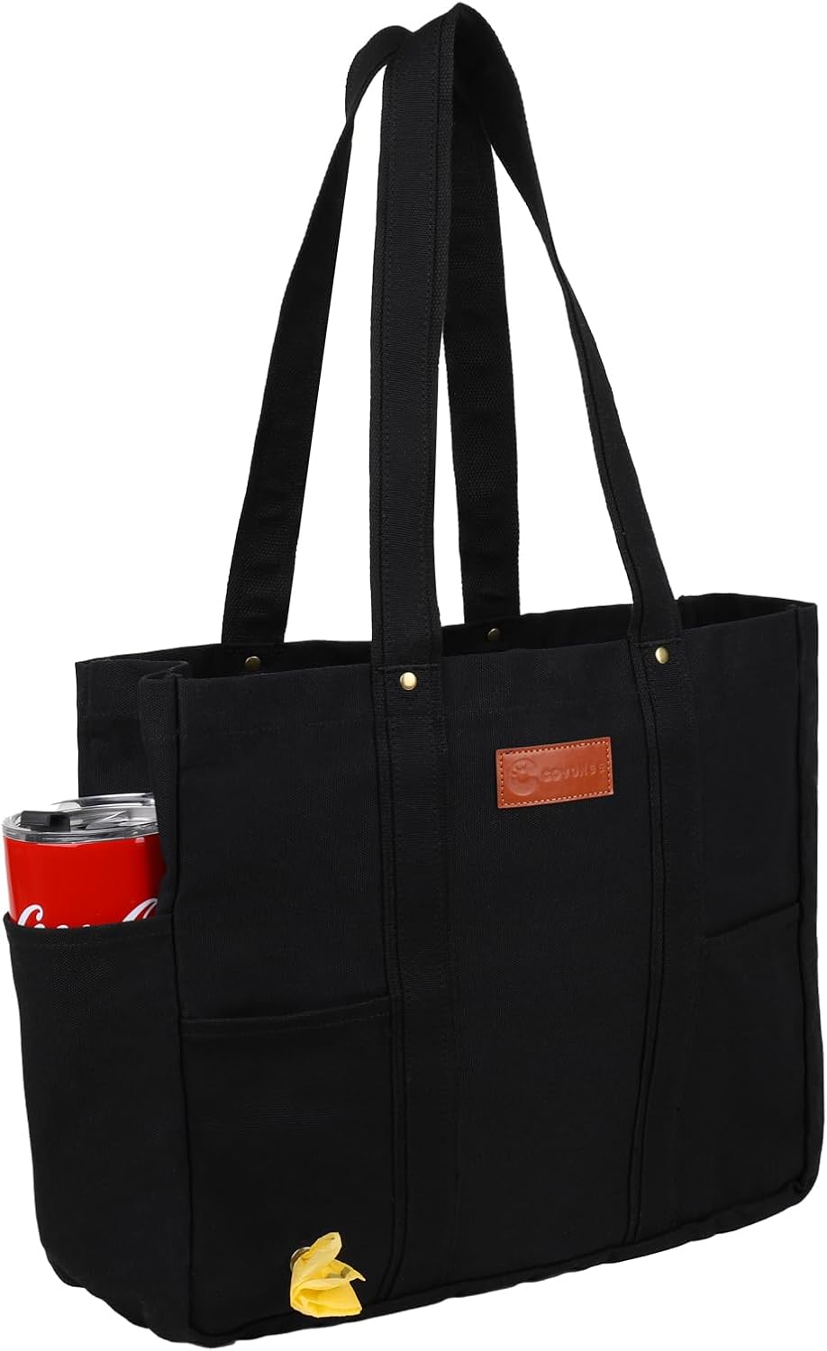 Large Canvas Tote Bag for Women,Casual Spacious Shoulder Bag