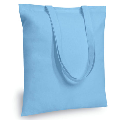 TOPDesign 10-Pack Economical 11.8"x13" Cotton Tote Bags, Lightweight Small Reusable Grocery Shopping Cloth Bags, Suitable for DIY, Advertising, Promotion, Gift, Activity