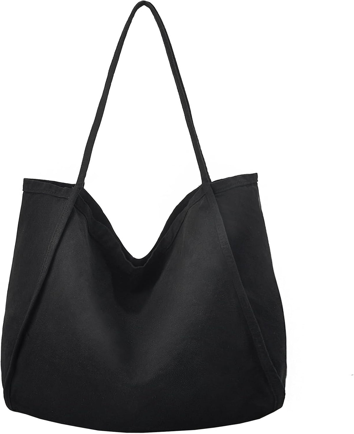 ALUDAPIJU Casual Canvas Tote Bag for Women Large Slouchy Hobo Shoulder Bag for Work Travel Tote Purse Handbags Message Bags