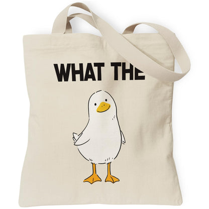 Canvas Tote Bag Aesthetic for Women, Humor Reusable Canvas Shoulder Bag for Shopping Daily Use