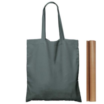 NPBAG 2 | 5 | 15 | 25 | 50 Pack 15'' X 16'' Natural Cotton Tote Bags, Lightweight Blank Bulk Cloth bags with 1pc of PTFE Teflon Sheet (2-Pack)