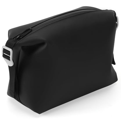 Premium Silicone Toiletry Bag for Men & Women, Compact Leak-Resistant Travel Organizer with Heavy-Duty Zipper, Easy-to-Clean Grooming Bag – Original 6"x 9.84" 4.5L,White