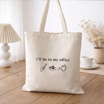 Funny Graphic Canvas Tote Bag, Reusable Dark Humor Shoulder Bag