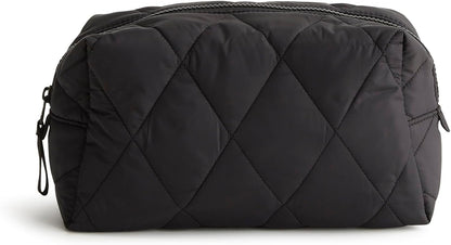Vera Bradley Women's Featherweight Large Cosmetic, Moonless Night, One Size