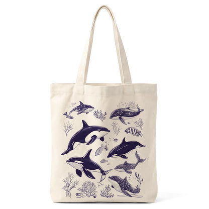 Cute Canvas Tote Bag for Women, Aesthetic Reusable Shoulder Bag, Graphic Reusable Grocery Tote Bag for Shopping, Work