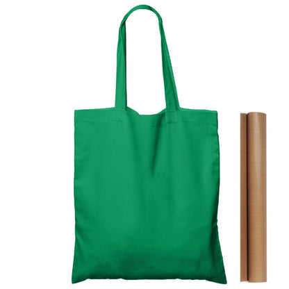 NPBAG 2 | 5 | 15 | 25 | 50 Pack 15'' X 16'' Natural Cotton Tote Bags, Lightweight Blank Bulk Cloth bags with 1pc of PTFE Teflon Sheet (2-Pack)
