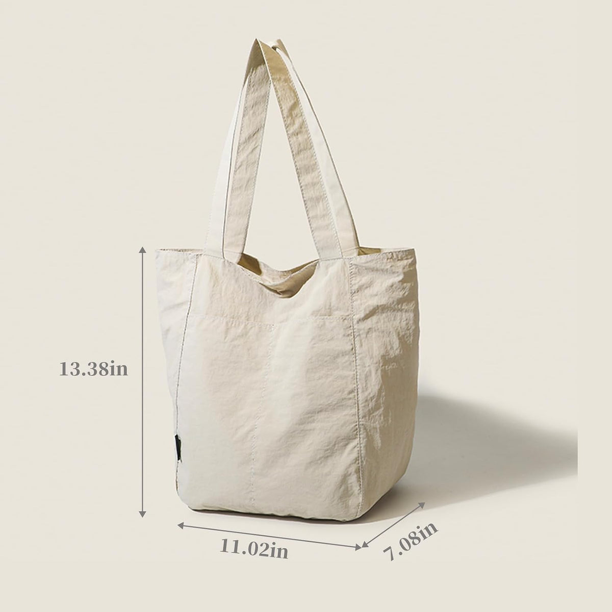 Barsine Tote Bag for Women Unisex Lightweight Nylon Totes Purses and Handbags Large Casual Shoulder Hobo for Travel Gym